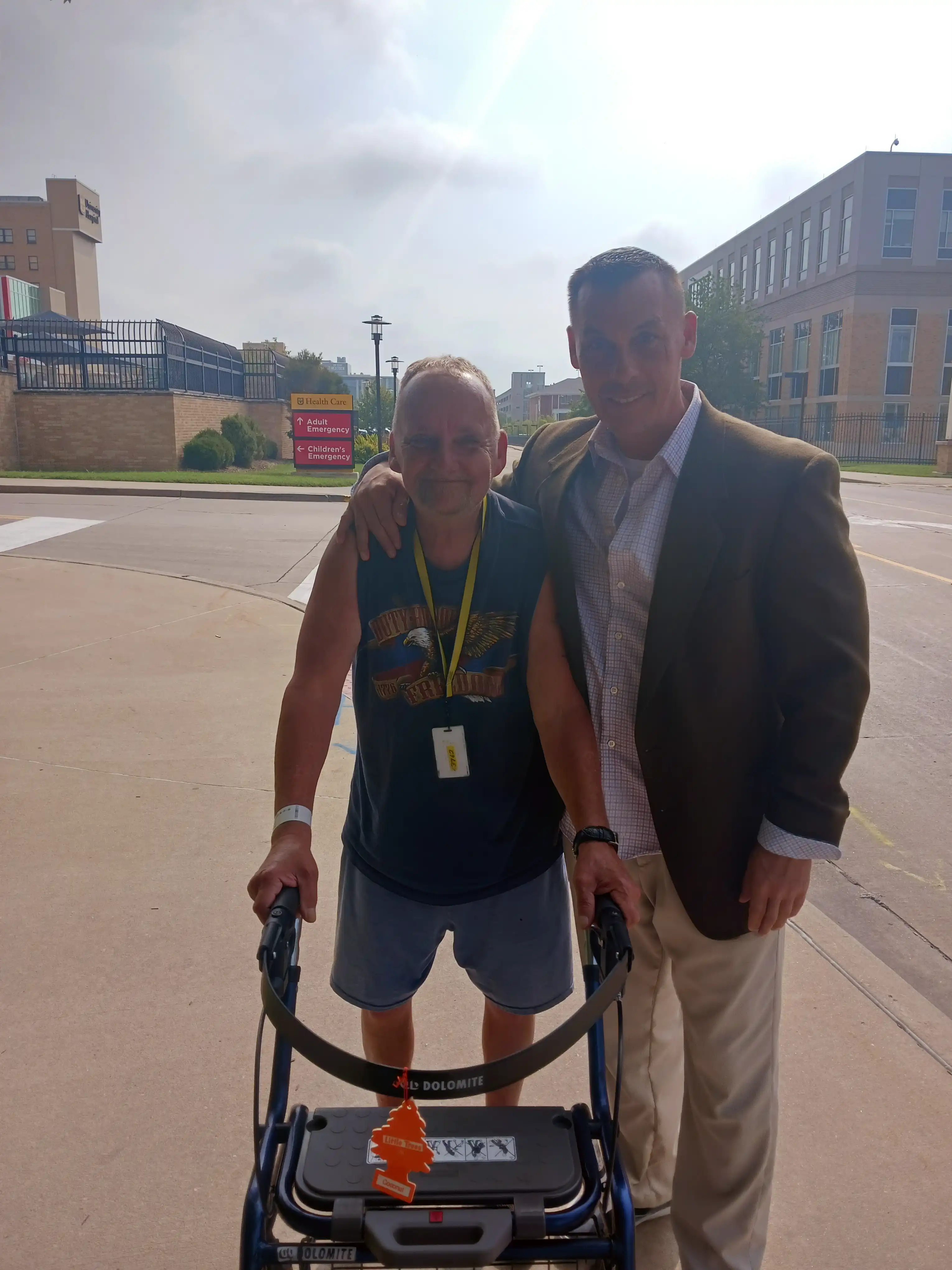 Fellow Veteran and like a father also to author David Haave, USA.